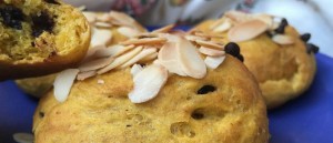 dettaglio del pane alla zucca